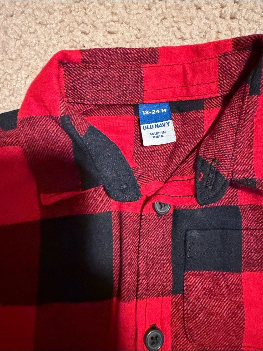 Old Navy flannel